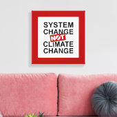 Toile Changement de système et non changement climatique (Insitu(Salon))