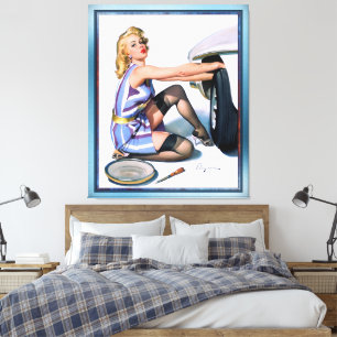 Toile Changement rapide par Gil Elvgren