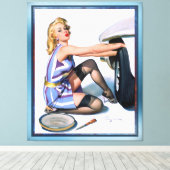 Toile Changement rapide par Gil Elvgren (Insitu (Plancher de Bois))