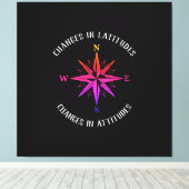 Toile Changements dans les latitudes, Changements dans l (Insitu (Plancher de Bois))