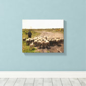 Toile Changing Pasture, 1887 par Anton Mauve (Insitu (Plancher de Bois))