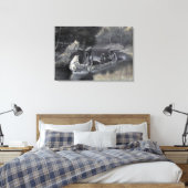 Toile Chanson de Hiawatha : Native Indian Warrior & Love (Insitu(Chambre))