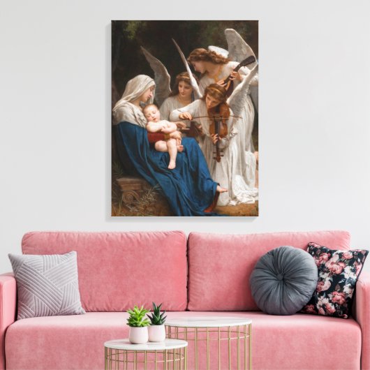 Toile Chanson des anges de William-Adolphe Bouguereau (Insitu(Salon))