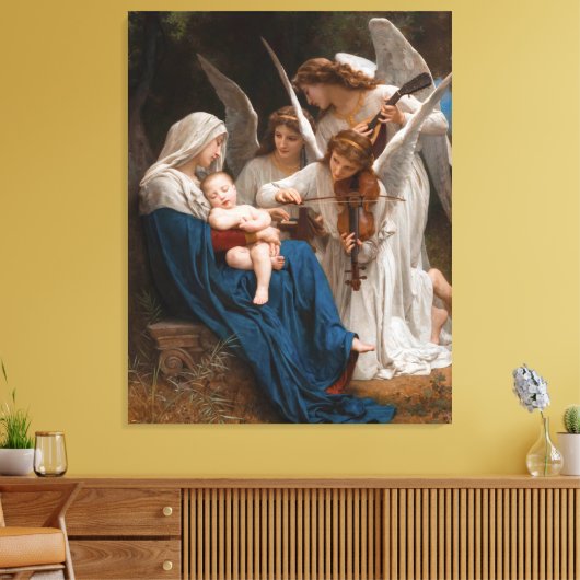 Toile Chanson des anges de William-Adolphe Bouguereau C (Insitu(Salon))
