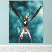 Toile Chanson du dragon (Insitu (Plancher de Bois))