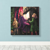 Toile Chant de Noël le long (Insitu (Plancher de Bois))