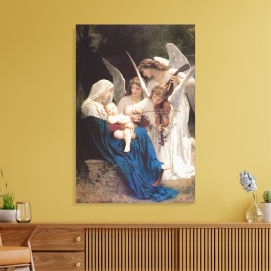Toile Chant des Anges (1881) par Bouguereau (Insitu(Salon))