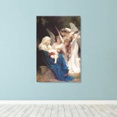 Toile Chant des Anges (1881) par Bouguereau (Insitu (Plancher de Bois))