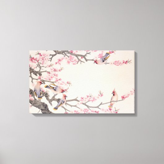 Toile Chanter des oiseaux au printemps (Recto)