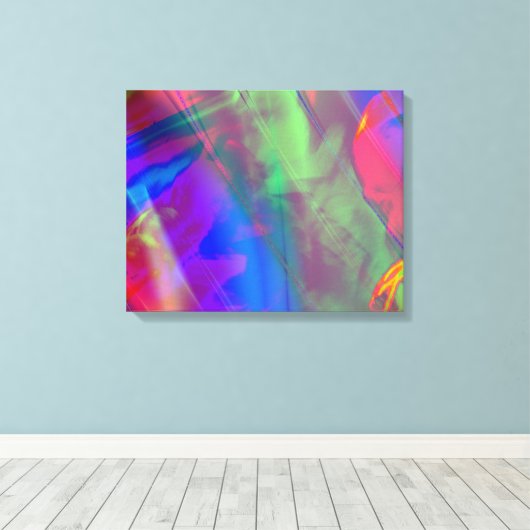 Toile Chanteur psychédélique (Insitu (Plancher de Bois))