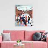 Toile Chanteurs Carol (Insitu(Salon))