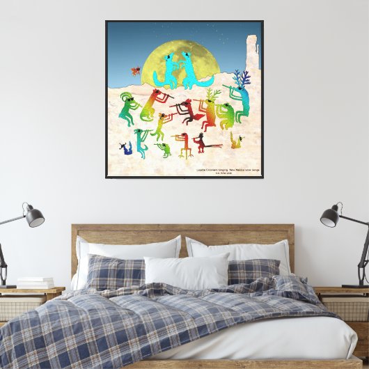 Toile Chanteurs Coyotes (Insitu(Chambre))