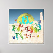 Toile Chanteurs Coyotes (Recto)