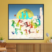 Toile Chanteurs Coyotes (Insitu(Salon))