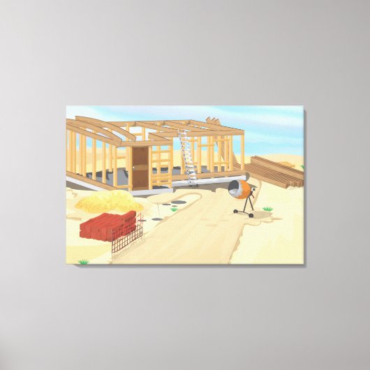 Toile Chantier de construction (Recto)