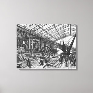 Toile Chantier des machines de DES de Galerie