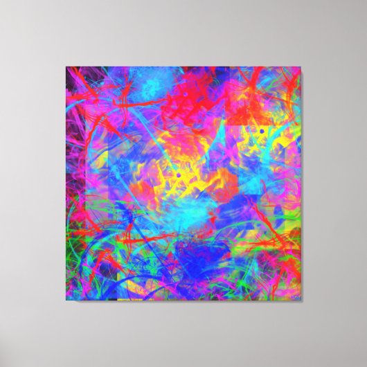 Toile Chaos de couleurs (Recto)