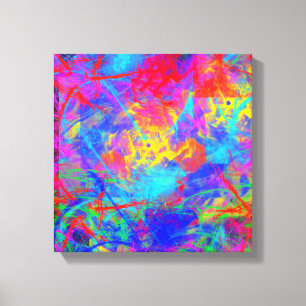 Toile Chaos de Couleurs