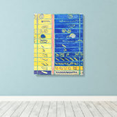 Toile Chaos primitif 13 | Hilma af Klint | (Insitu (Plancher de Bois))