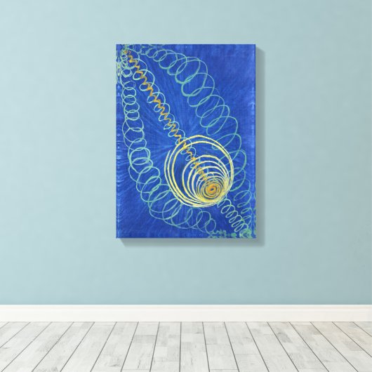 Toile Chaos primitif 16 | Hilma af Klint | (Insitu (Plancher de Bois))