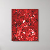 Toile Chaos rouge (Recto)