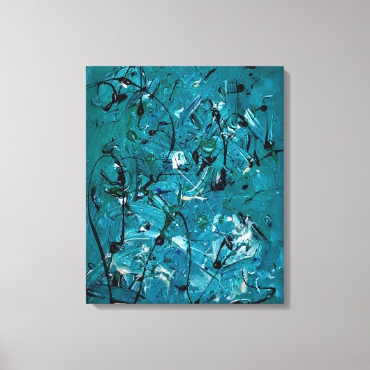 Toile Chaos Vert (Recto)