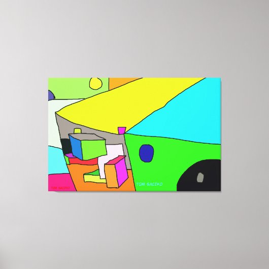 Toile Chaotique coloré (Recto)