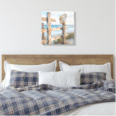 Toile Chapeau de soleil de plage dans la brise océanique (Insitu(Chambre))