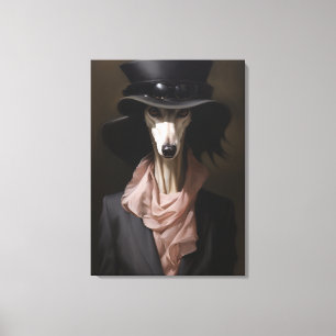 Toile Chapeau supérieur Lady Saluki