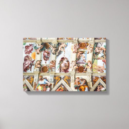 Toile Chapelle Sixtine Michelangelo - Vatican, Rome, Ita (Recto)