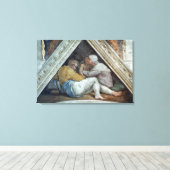 Toile Chapelle Sixtine Plafond : Les ancêtres du Christ (Insitu (Plancher de Bois))