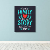 Toile Chaque Famille A Une Histoire (Insitu (Plancher de Bois))