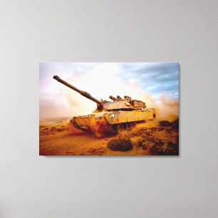 Toile CHAR DE COMBAT – M1 Abrams 24x36