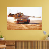 Toile CHAR DE COMBAT – M1 Abrams 40x60 (Insitu(Salon))