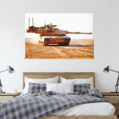 Toile CHAR DE COMBAT – M1 Abrams 40x60 (Insitu(Chambre))