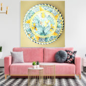 Toile Chargeur de logiciel Bluedash', poterie Lambeth (Insitu(Salon))