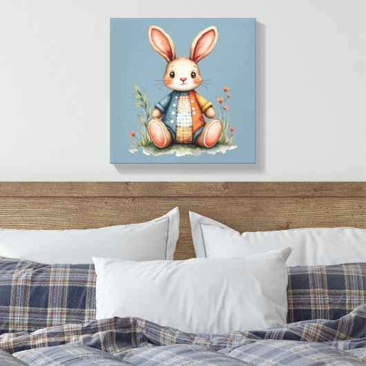 Toile Chariot de lapin de chaume en gros bois (Insitu(Chambre))