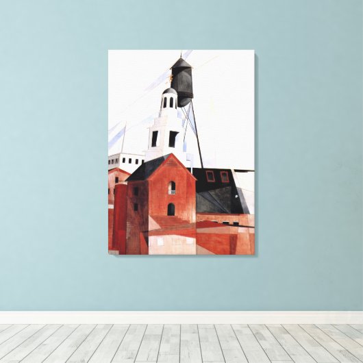 Toile Charles Demuth peinture, Lancaster (Insitu (Plancher de Bois))