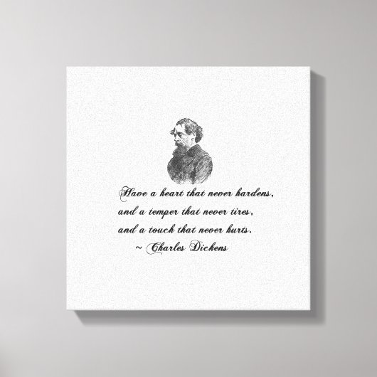 Toile Charles Dickens Notre Citation D'Ami Mutuel (Recto)