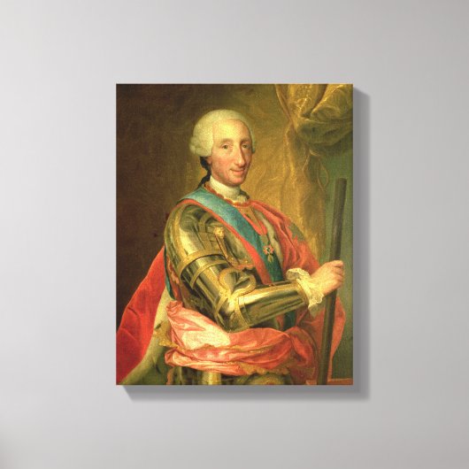 Toile Charles III en Armor, après 1759 (Recto)