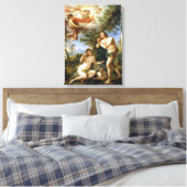 Toile Charles-Joseph Natoire La réprimande d'Adam et Eve (Insitu(Chambre))