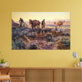 Toile Charles M. Russell's Paying the Fiddler (1919) (Insitu(Salon))