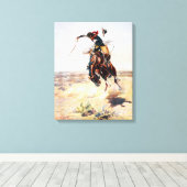 Toile Charles Marion Russell A Bad Hoss (Insitu (Plancher de Bois))