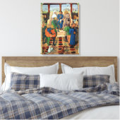 Toile Charles VII remet un document à Jeanne d'Arc (Insitu(Chambre))