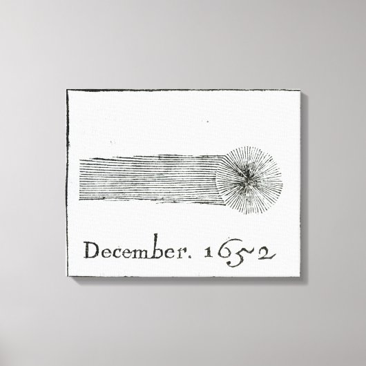 Toile Charles's Comet, décembre 1652 (Recto)