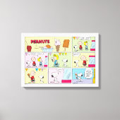 Toile Charlie Brown, Snoopy & Sally | Crème glacée (Recto)