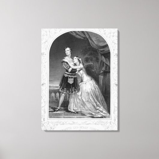 Toile Charlotte et Susan Cushman comme Roméo et Juliet, (Recto)