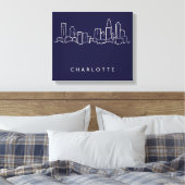 Toile Charlotte, North Carolina City Skyline (Insitu(Chambre))