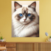 Toile Charmant Ragdoll Chat Art Pet Lover (Insitu(Salon))
