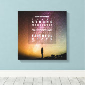 Toile Charme céleste #2 (12x12) (Insitu (Plancher de Bois))